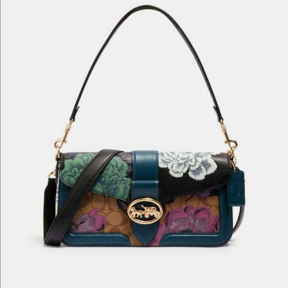 coach Georgie Shoulder Bag In Signature